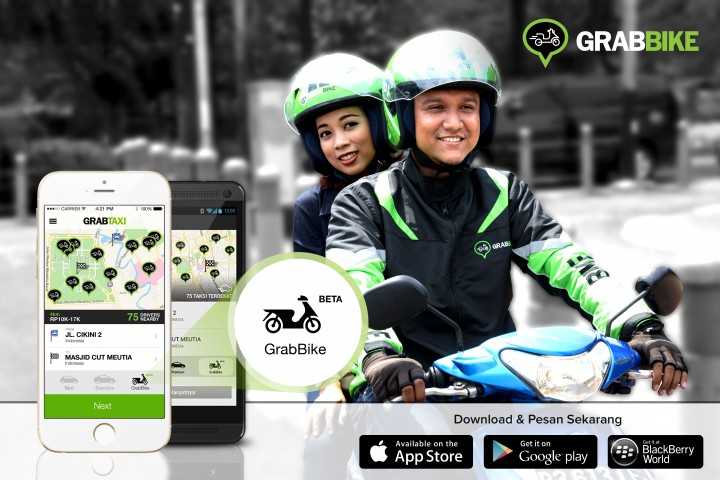 Служба мото-такси GrabBike вынуждена временно приостановить свою работу