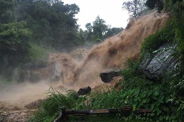 Four Chiang Mai waterfalls closed after heavy rain