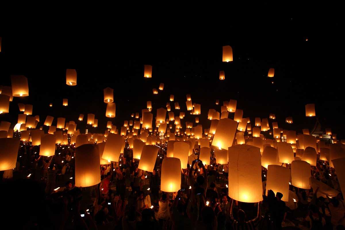 Restrictions on sky lanterns during Yi Peng Festival