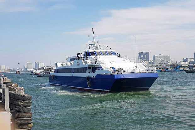 Pattaya-Hua Hin ferry starts Jan 1, free until Jan 15